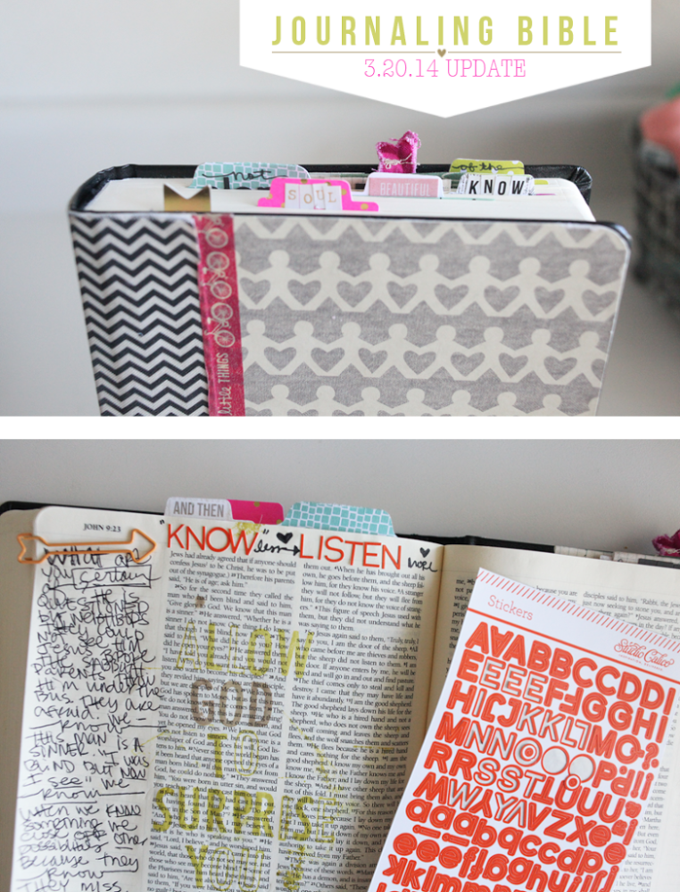 How to Use Stickers in Your Bible - A Bible Journaling Tutorial