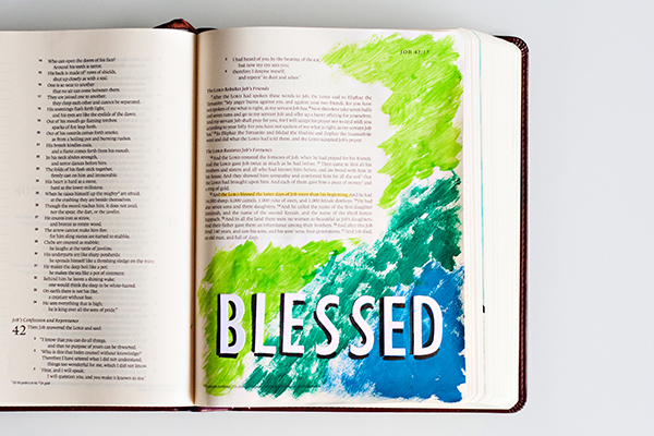 Tiffany Zajas | How to keep Bible art journaling simple | mixed media
