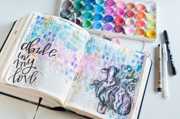 Mixed Media Bible Journaling Supplies - Travel Edition