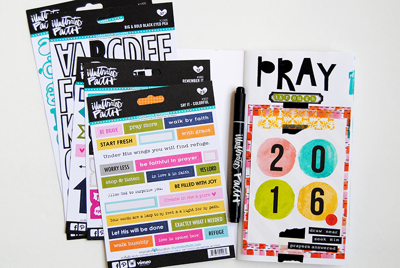 Elaine Davis is creating in her prayer journal and sharing with us what it means to illustrate your faith and that we can do it outside of the margins of our Bible