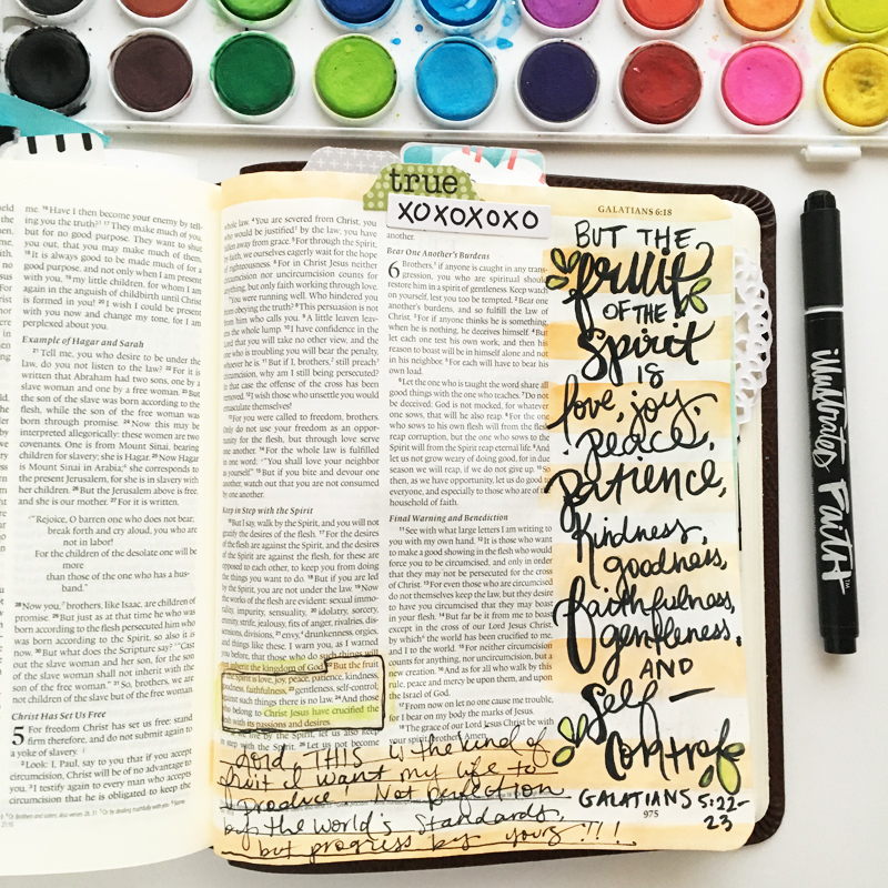 5 tips for using your favorite scrapbook supplies in your bible journaling!  - Illustrated Faith