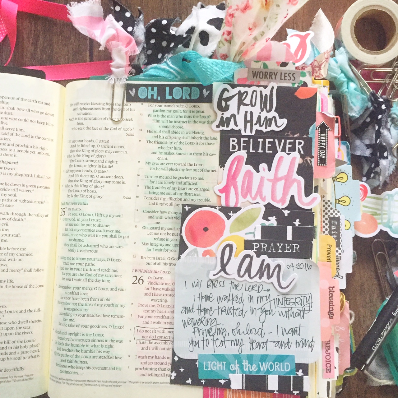 7 Clever Ways To Use Your Bible Journaling Supplies