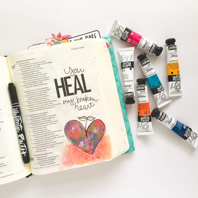 Heart Healer  Psalm 147 - Illustrated Faith