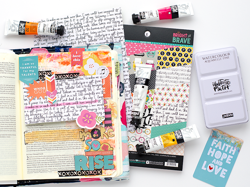 Mish Mash: Art Journal Kit contents + my other art journal supplies