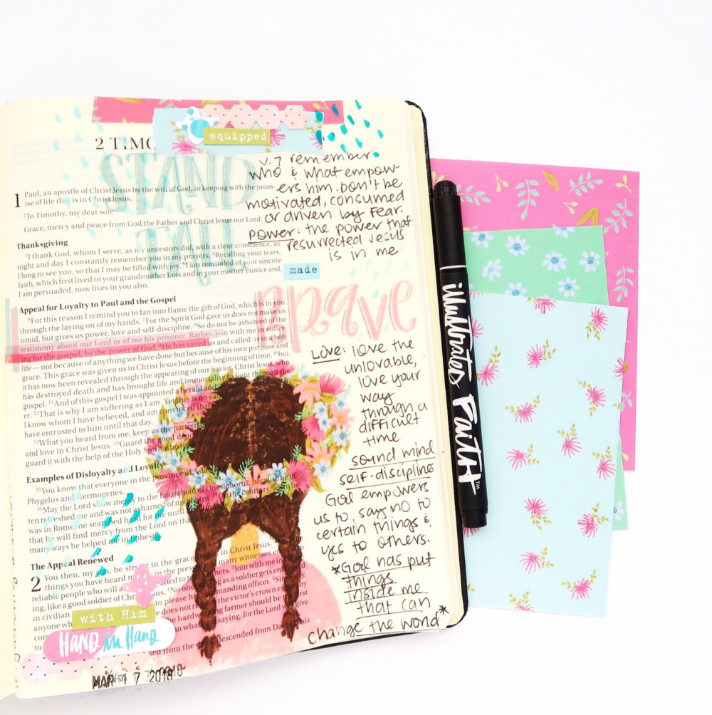 Bible Journaling Headers: How I Make Book Headers in My Bible