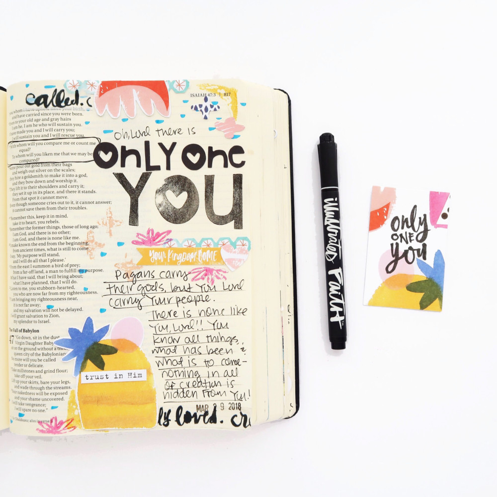 New Bible Journaling Kit  Rise Up Process Video! - Illustrated Faith