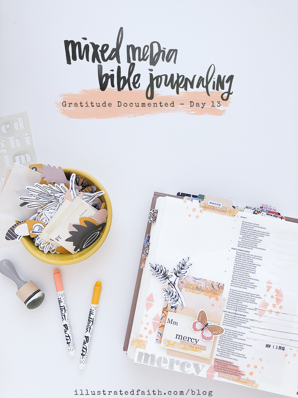 Faber Castell Bible Journaling Set 47 Pieces New Bible Highlighters &  Stencils 