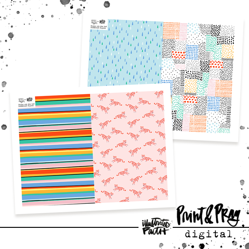 Download Happy Are The Sad Patterned Paper Bundle Illustrated Faith