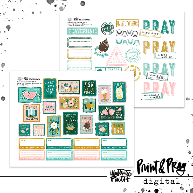 Prayer Mail Devotional Kit - Illustrated Faith