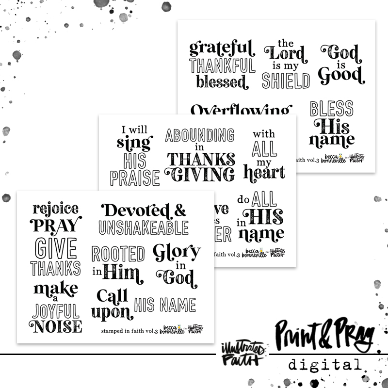 Stamped in Faith 3 - Illustrated Faith