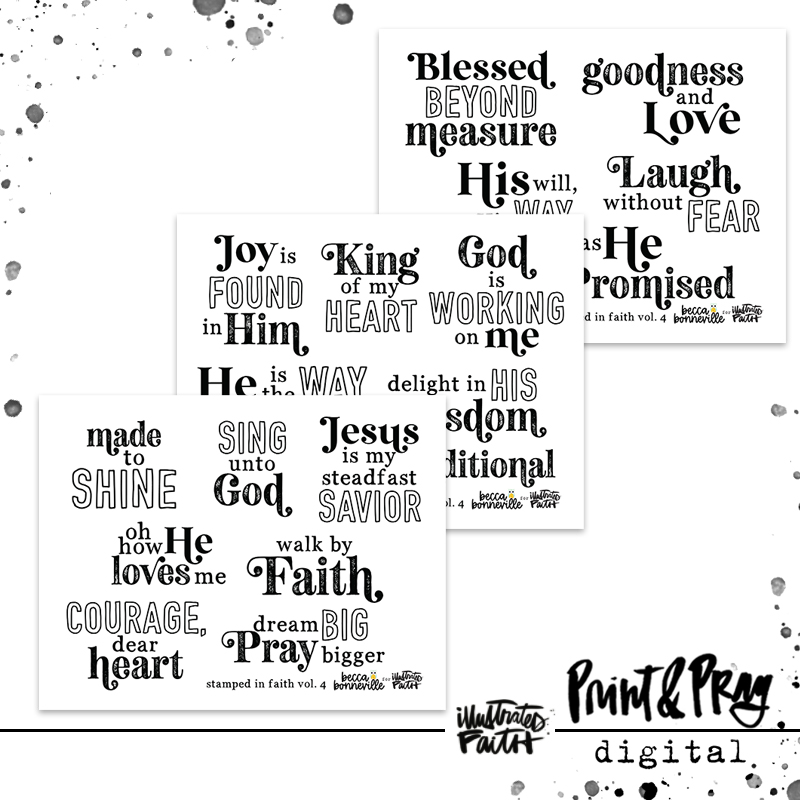 Stamped in Faith 4 - Illustrated Faith