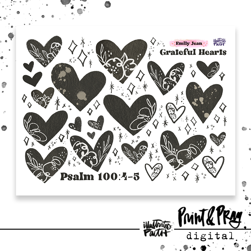 Faith Conversation Hearts - Illustrated Faith